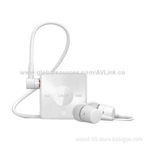 NFC Stereo Bluetooth V4.0 Music Receiver with Aux Plug and USB Jack, Can be Attached to Clothing/BQB